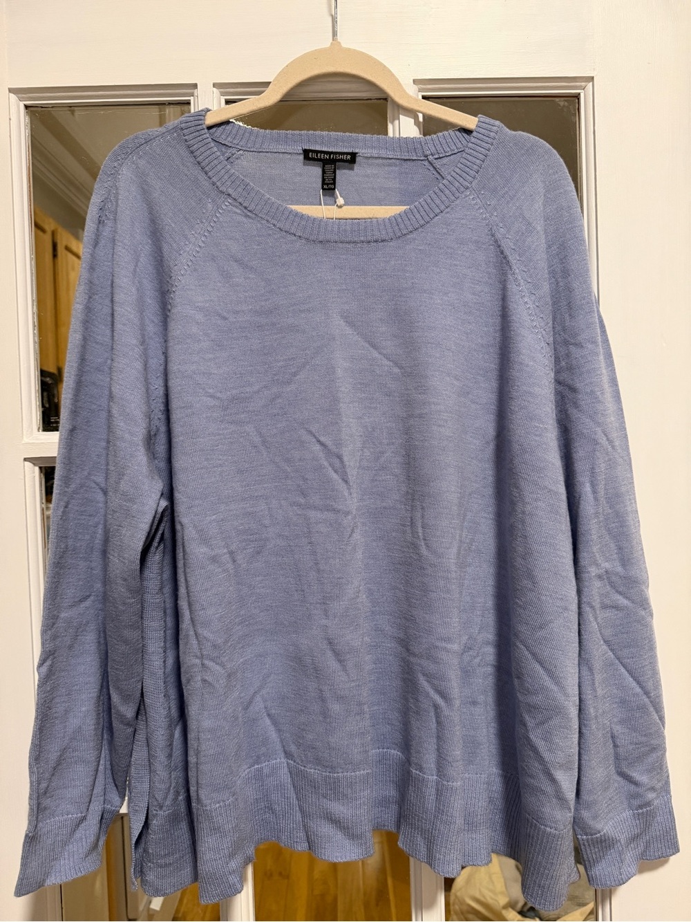 Eileen Fisher Light Periwinkle Crewneck Sweater